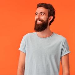Man in yellow photo